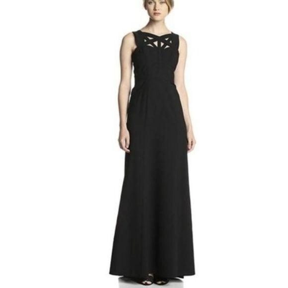BCBGMAXAZRIA Black Valerie Evening Gown Size 4
