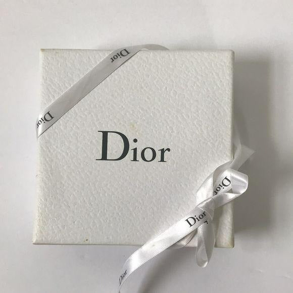 DIOR Silver Logo Letters Necklace