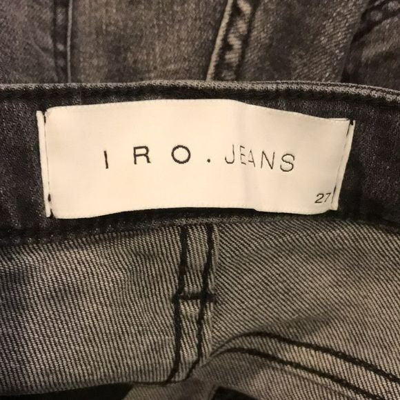 IRO JEANS Gray Faded Jeans Size 27