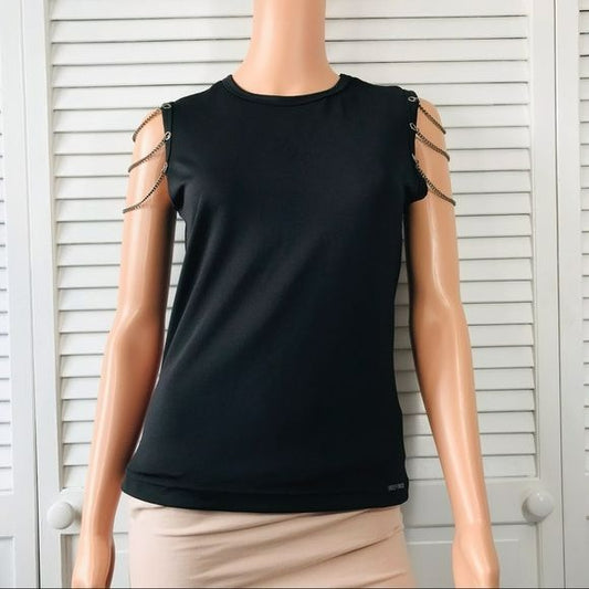HARLEY DAVIDSON Black Sleeveless Shirt Size S