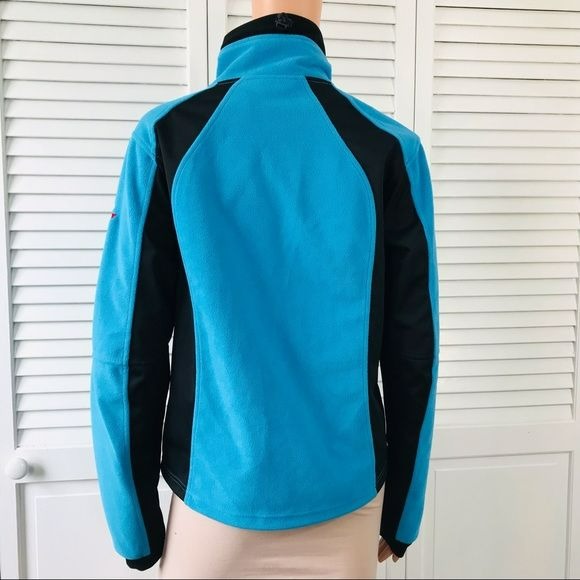 ICEWEAR Blue Black Zip Up Jacket Size M