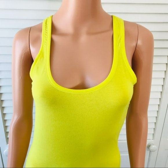 VICTORIA’S SECRET Bright Yellow Tank Top One Size (new with tags)