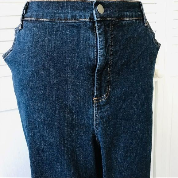 D & CO Dark Blue Elastic Waist Jeans Size P2X