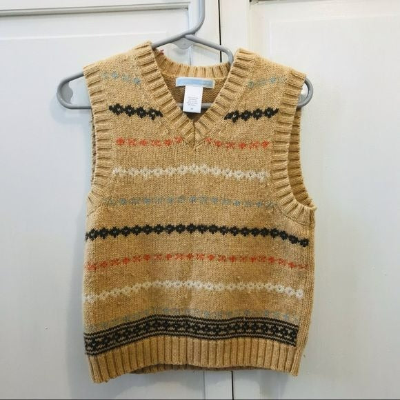 JANIE AND JACK Tan Vest 3T