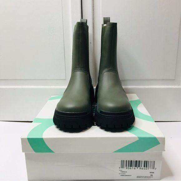 EMMSHU Winston Green Snow Boots Size 39