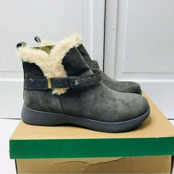 JAMBU Gray Ankle Boots Size 8