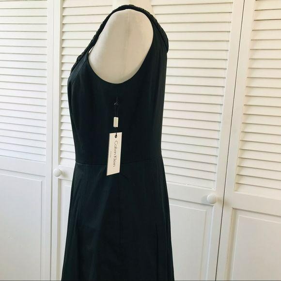 *NEW* CALVIN KLEIN Black Belted Dress Size 8