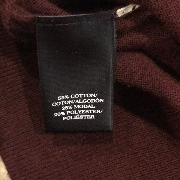 ANN TAYLOR Burgundy Cardigan Sweater Size XS