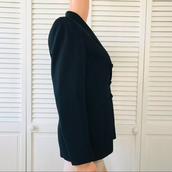 PETITE SOPHISTICATION Black Blazer Size 4P