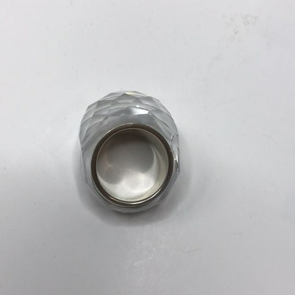 SWAROVSKI White Crystal Cry Ring Size 8 (New in box)