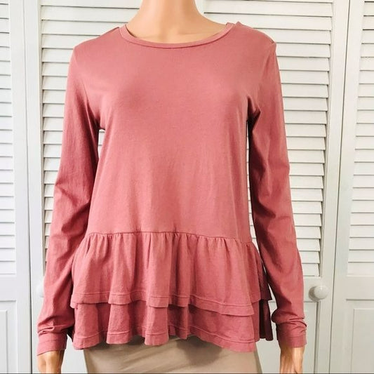 *NEW* BOBI Mauve Long Sleeve Shirt Size S