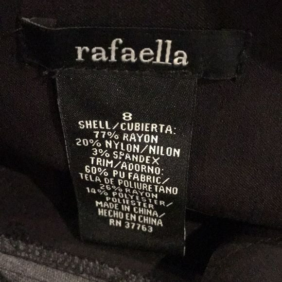 *NEW* RAFAELLA Black Skirt Size 8