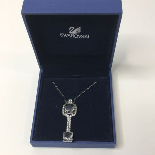 SWAROVSKI Silver Laureen Key Pendent Necklace (New in box)