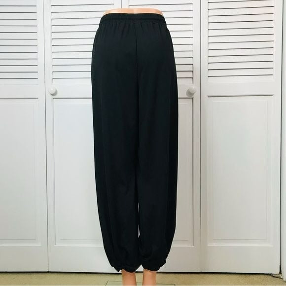 NANETTE By Nanette Lepore Black High Waist Cropped Pants Size XL