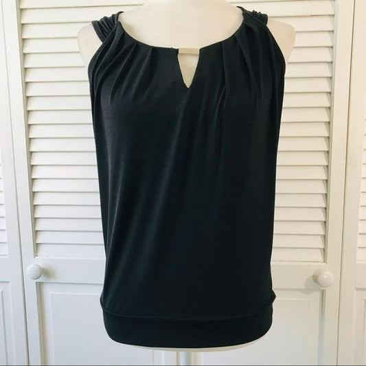 *NEW* NEW YORK & COMPANY Black Sleeveless Shirt