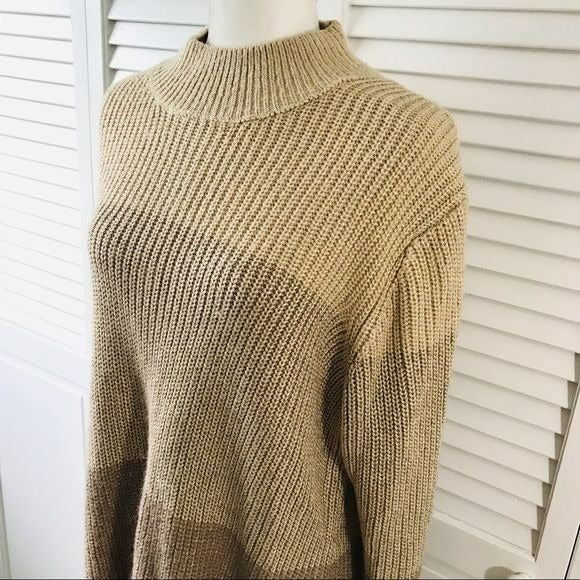 CALVIN KLEIN Tan Brown Sweater Size XL