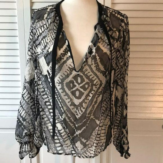 ADAM By Adam Lippes Sheer Blouse Size L