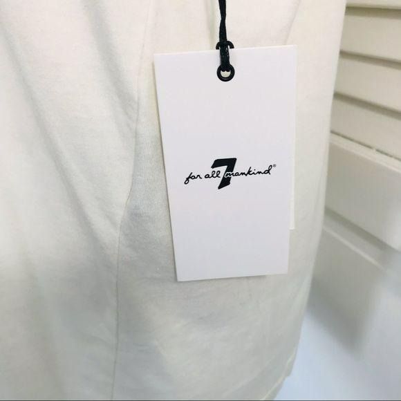 *NEW* 7 FOR ALL MANKIND Cream Shirt Size L