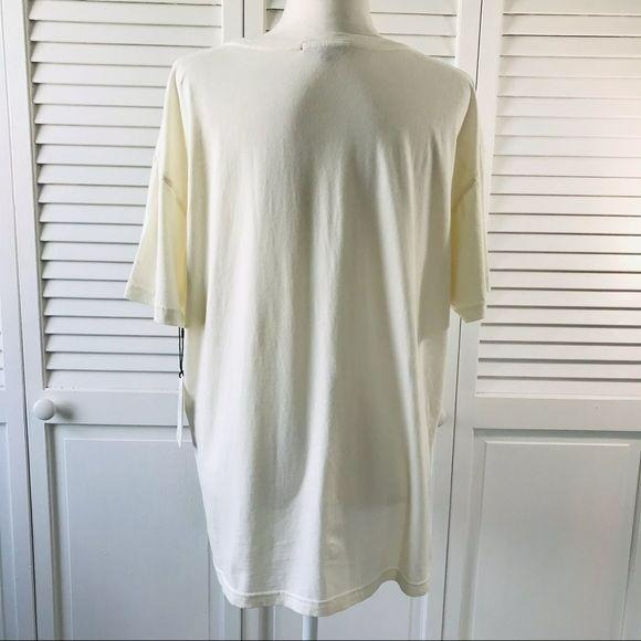 *NEW* 7 FOR ALL MANKIND Cream Shirt Size L
