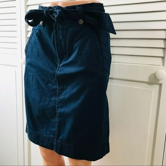 TOMMY HILFIGER Navy Blue Skirt Size 0
