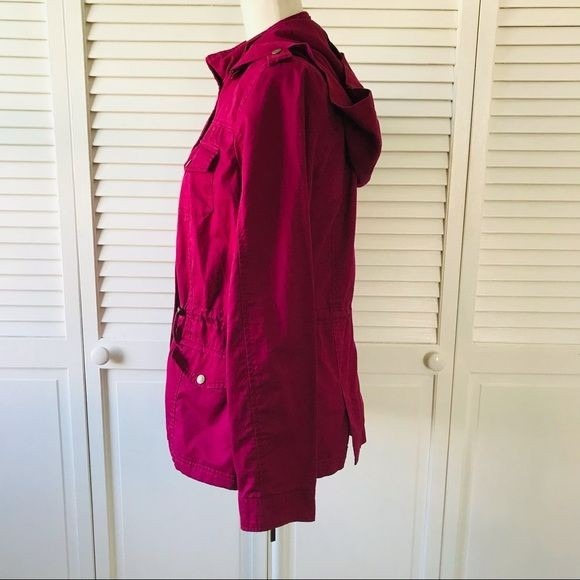 BONGO Dark Pink Hooded Jacket Size M