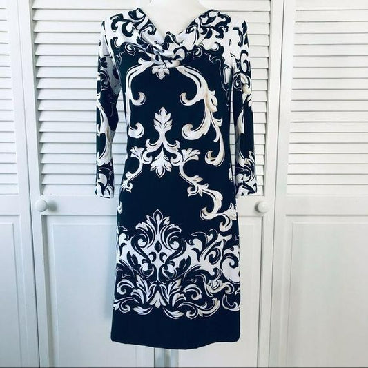 WHITE HOUSE BLACK MARKET Black Dress Size S