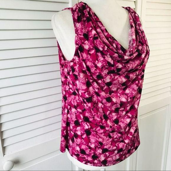 *NEW* CHARTER CLUB Pink Sleeveless Blouse Size L