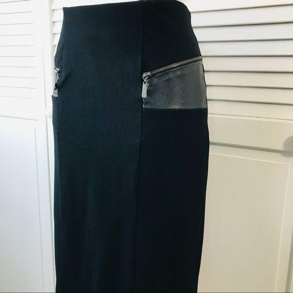 CARMEN Black Pencil Skirt Size 12