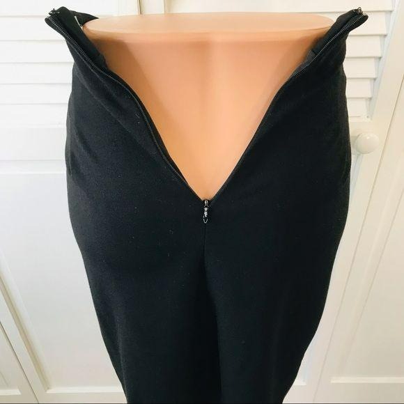 CARMEN Black Pencil Skirt Size 12