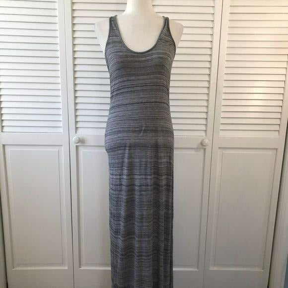 VINCE Black Gray Maxi Dress Size S