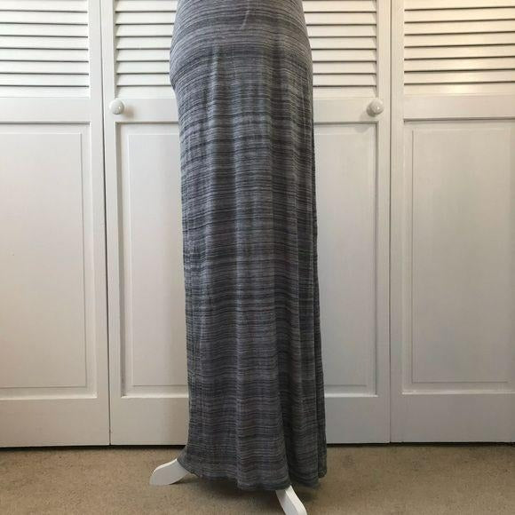 VINCE Black Gray Maxi Dress Size S