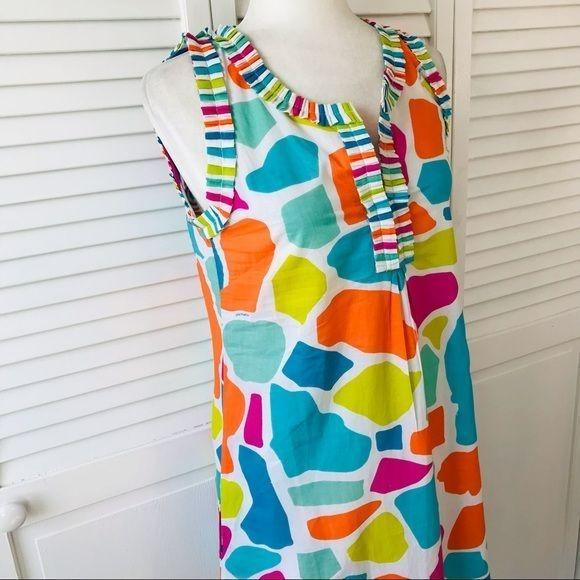 *NEW* GRETCHEN SCOTT White Sleeveless V-Neck Dress