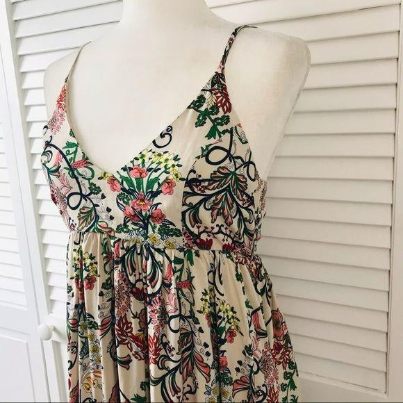 *NEW* SHE + SKY Beige Floral Print Cami Dress Size S