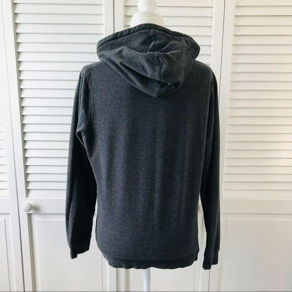 STYLE & CO Sport Gray Zip Up Hoodie Size L