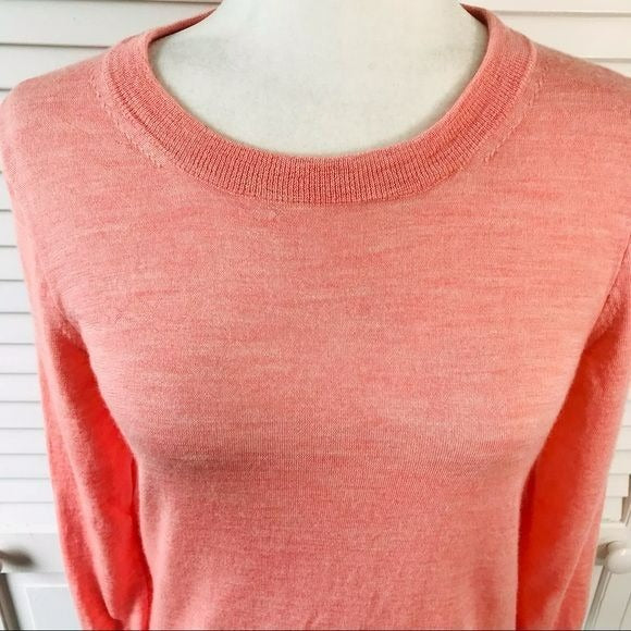 J. CREW Pink Scoop Neck Sweater Size M
