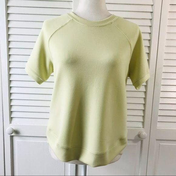*NEW* PHILOSOPHY Light Green Short Sleeve Sweater