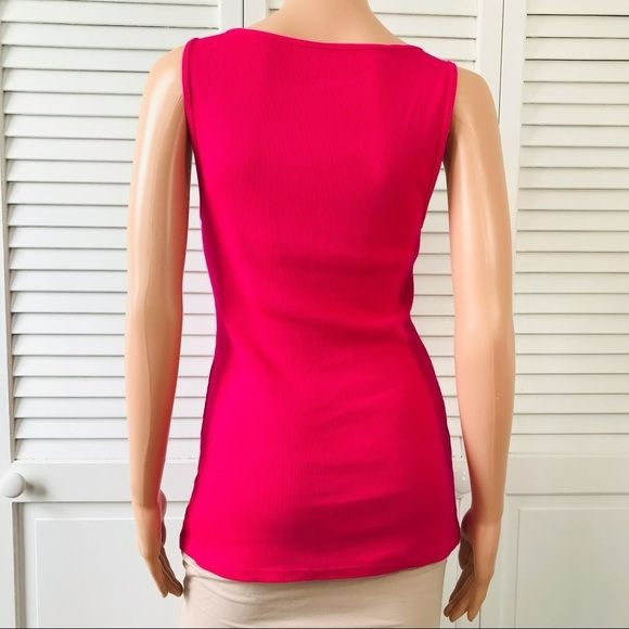 EXPRESS Hot Pink Sexy Basic Tank Top Size L