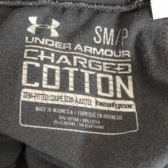 UNDER ARMOUR Black Charged Cotton Sweatpants Size S
