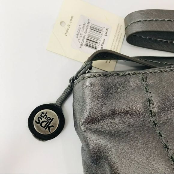THE SAK Metallic Leather Bridget Shoulder Bag