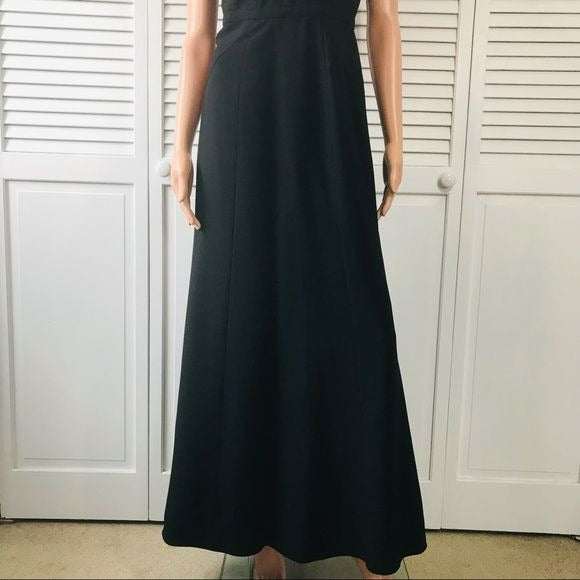 BCBGMAXAZRIA Black Valerie Evening Gown Size 4