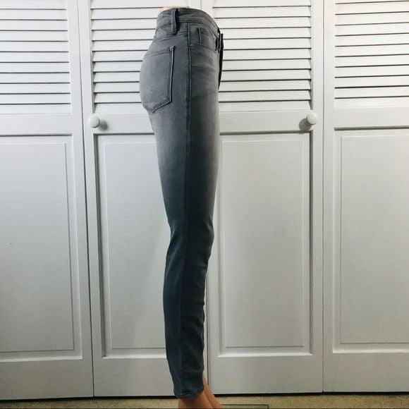 ATHLETA Gray Sculptek Denim Skinny Jeans Size 6