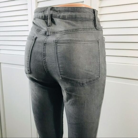 ATHLETA Gray Sculptek Denim Skinny Jeans Size 6