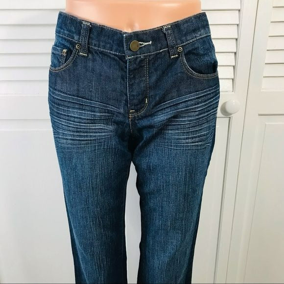 NEW YORK & COMPANY Blue Low Rise Bootcut Jeans Size 2