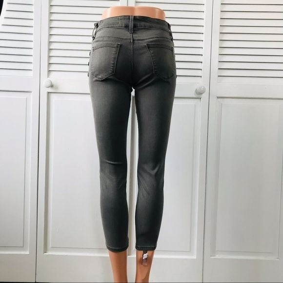 PISTOLA Gray Crop Skinny Jeans Size 26