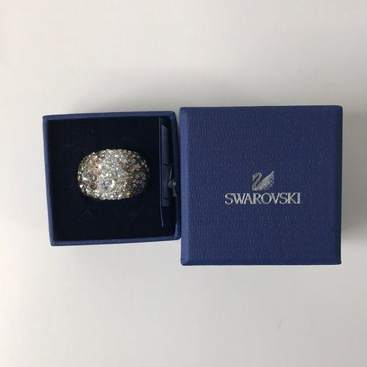 SWAROVSKI Gold Mine Ring Size 8 (new in box)