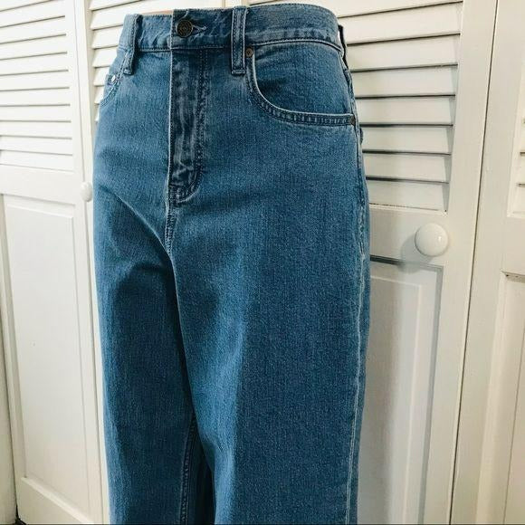 *NEW* KATE SPADE Blue Vintage Wide Leg Denim Jeans Size 28