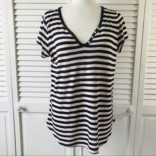 *NEW* FOR THE REPUBLIC Linen Blend Tee Size M