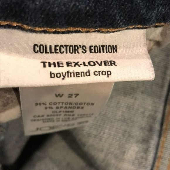 JOE’S Collector’s Edition The Ex-Lover Boyfriend Crop Jeans Size 27