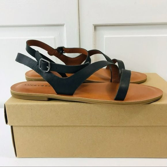 LUCKY BRAND Black LK-Alexcia Sandals Size 9M (new in box)