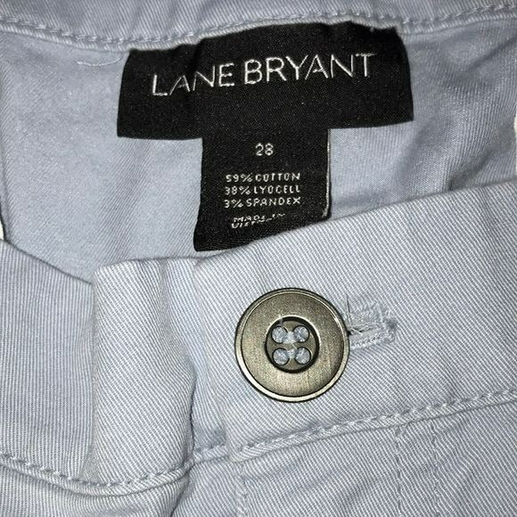 LANE BRYANT Light Blue Plus Size Pants Size 28